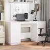 Desk White 140x50x75 cm Solid Wood Pine Colour white 