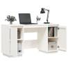 Elegant White Pine Desk 140x50x75 cm for Home & Office