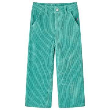 Kids' Corduroy Pants - Mint Green Size 104 | HipoMarket