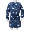 Kids' Navy Dress with Long Sleeves - Comfortable & Stylish