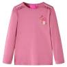 Kids' T-shirt with Long Sleeves Raspberry 140 Colour raspberry Size 140 (9-10y) 