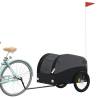 Bike Trailer Black 45kg Iron - Durable & Versatile | HipoMarket