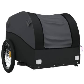 Bike Trailer Black 45kg Iron - Durable & Versatile | HipoMarket