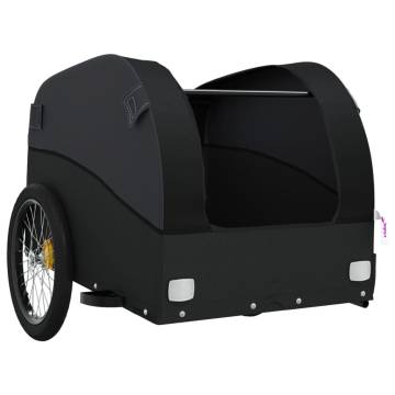 Bike Trailer Black 45kg Iron - Durable & Versatile | HipoMarket