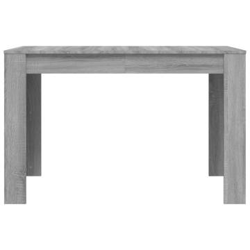 Stylish Grey Sonoma Dining Table - 120x60 cm | HipoMarket UK