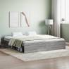 Bed Frame Grey Sonoma 180x200 cm Super King Size Colour grey sonoma Size 180 x 200 cm 