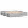 Grey Sonoma Bed Frame 180x200 cm Super King Size | Hipo Market