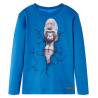 Kids' T-shirt with Long Sleeves Petrol 116 Colour petrol Size 116 (5-6y) 