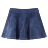 Kids' Corduroy Navy Skirt with Pockets - Size 92