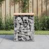 Garden Bench Gabion Design 33x31x42 cm Solid Wood Pine Colour natural pine Size 33 x 31 x 42 cm Quantity in Package 1 Number of 