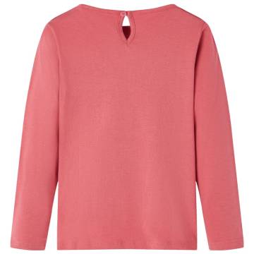 Kids' Long Sleeve T-Shirt Old Pink - Size 140 | HipoMarket