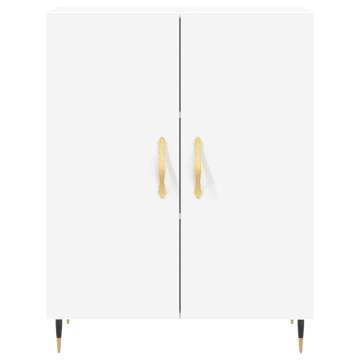 Elegant Highboard White 69.5x34x180 cm | Hipomarket