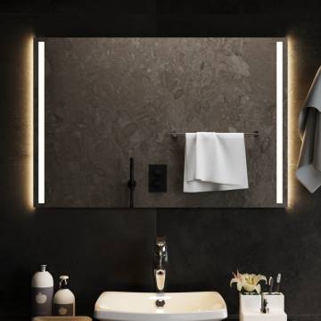 LED Bathroom Mirror 90x60 cm - Stylish & Waterproof