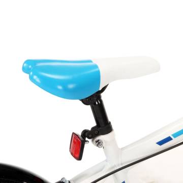 Stylish Kids Bike 20 Inch - Blue & White | Hipomarket UK