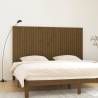 Wall Headboard Honey Brown 204x3x110 cm Solid Wood Pine Colour honey brown Size 204 x 110 cm Quantity in Package 1 