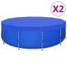 Pool Covers 2 pcs PE Round 540 cm 90 g/m² Size Ø 540 cm Quantity in Package 2 