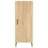 Highboard Sonoma Oak - Stylish 34.5x34x180 cm Engineered Wood