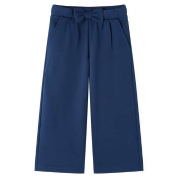 Kids' Wide Leg Pants Navy 104 | Affordable Quality Clothing