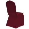 Stretch Burgundy Chair Covers - Pack of 30 for Events