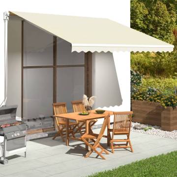 Replacement Awning Fabric - Cream 4x3.5 m | HipoMarket