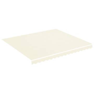 Replacement Awning Fabric - Cream 4x3.5 m | HipoMarket