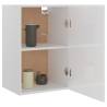 Hanging Cabinet High Gloss White | Space-Saving Storage