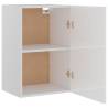 Hanging Cabinet High Gloss White | Space-Saving Storage