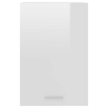 Hanging Cabinet High Gloss White | Space-Saving Storage