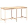 Garden Table 203.5x90 cm Solid Pine Wood - Stylish Outdoor Furniture