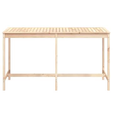 Garden Table 203.5x90 cm Solid Pine Wood - Stylish Outdoor Furniture