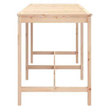 Garden Table 203.5x90 cm Solid Pine Wood - Stylish Outdoor Furniture