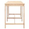 Garden Table 203.5x90 cm Solid Pine Wood - Stylish Outdoor Furniture