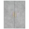 Stylish Highboard Concrete Grey | 69.5x34x180 cm - Hipomarket