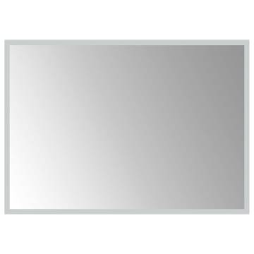 Stylish LED Bathroom Mirror 70x50 cm - IP65 Waterproof