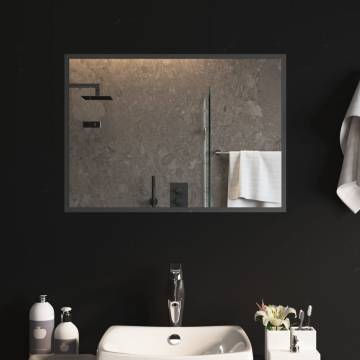 Stylish LED Bathroom Mirror 70x50 cm - IP65 Waterproof