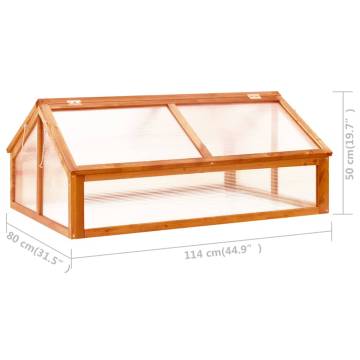 Buy Brown Firwood Greenhouse 114x80 cm | HipoMarket