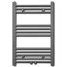 Grey Bathroom Towel Rail Radiator 500x764mm | HipoMarket