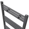 Grey Bathroom Towel Rail Radiator 500x764mm | HipoMarket