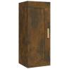 Wall Cabinet Smoked Oak - 35x34x90 cm Engineered Wood