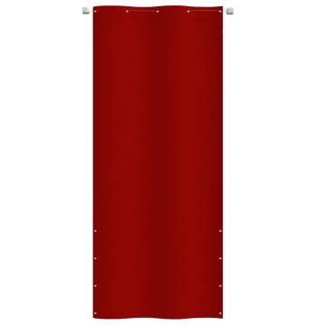 Red Balcony Screen 100x240 cm | Water-Resistant Privacy Shield