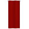 Red Balcony Screen 100x240 cm | Water-Resistant Privacy Shield