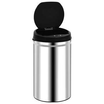 Automatic Sensor Dustbin 40L Stainless Steel - Touchless Waste Bin