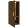 Wall Cabinet Smoked Oak - 35x34x90 cm Engineered Wood