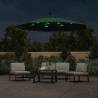 Hanging Parasol with LED Lighting - 300 cm Green | HipoMarket