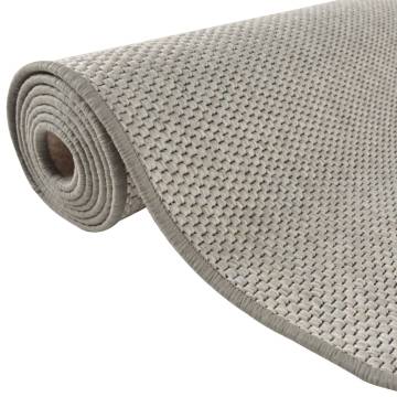 Carpet Runner Sisal Look Taupe 80x400 cm - Elegant & Practical