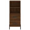 Stylish Highboard Brown Oak | 34.5x34x180 cm - HipoMarket