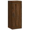 Stylish Highboard Brown Oak | 34.5x34x180 cm - HipoMarket