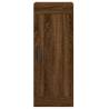 Stylish Highboard Brown Oak | 34.5x34x180 cm - HipoMarket