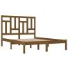 Honey Brown Solid Wood Bed Frame 120x200 cm | HipoMarket UK