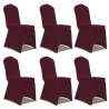 Chair Cover Stretch Burgundy 6 pcs Colour burgundy Quantity in Package 6 